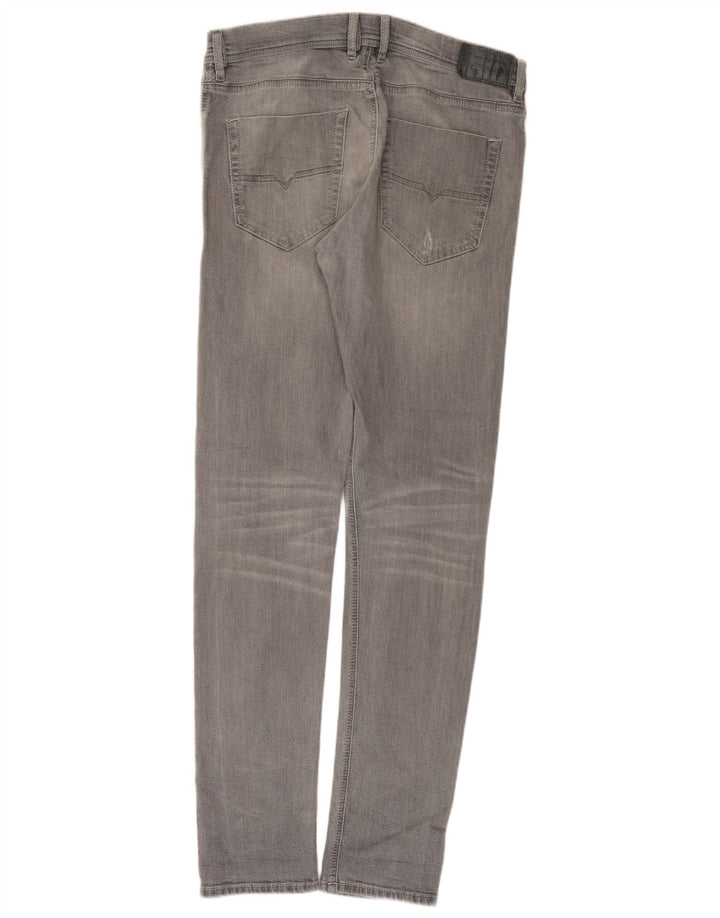 Diesel Herren Tepphar Carrot Slim Jeans W32 L32 Graue Baumwolle