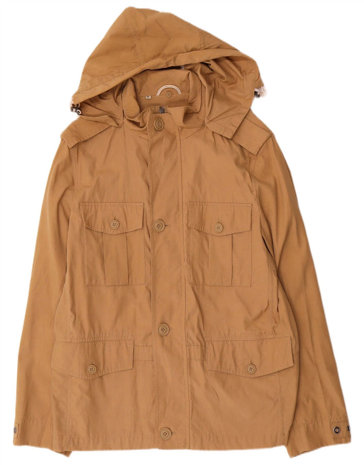 Oviesse Herren-Utility-Jacke mit Kapuze, UK 42, XL, Beige, Polyamid