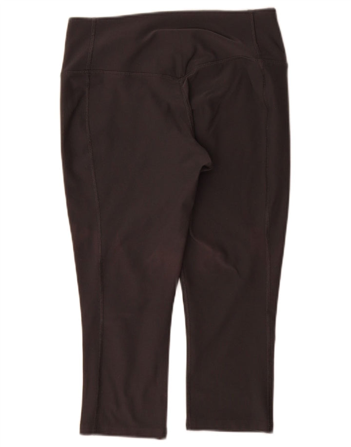 Nike Damen Dri Fit Capri Leggings UK 8 Small Schwarz