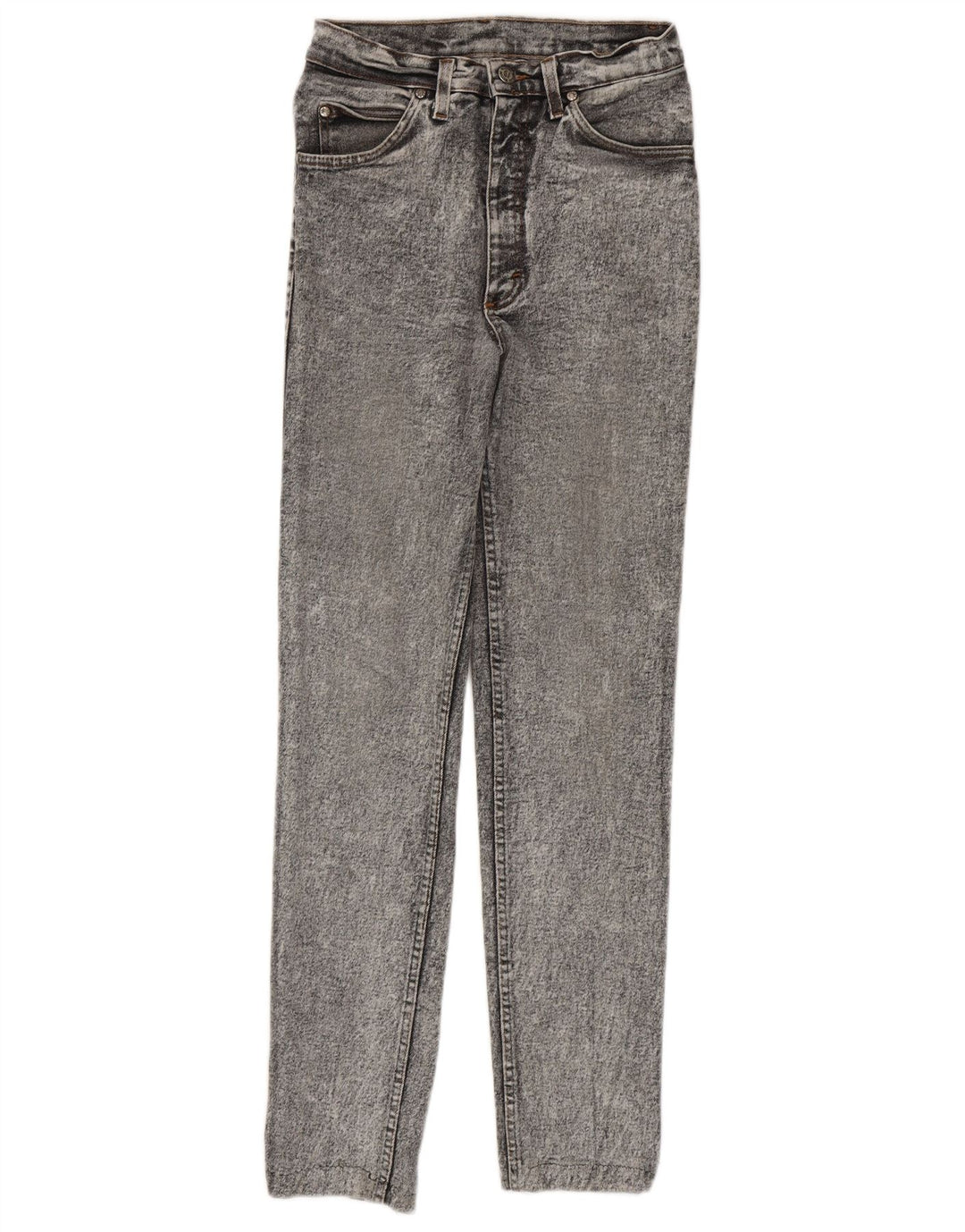 Mustang Damen Perfect Fit Tapered Jeans W26 L30 Grau