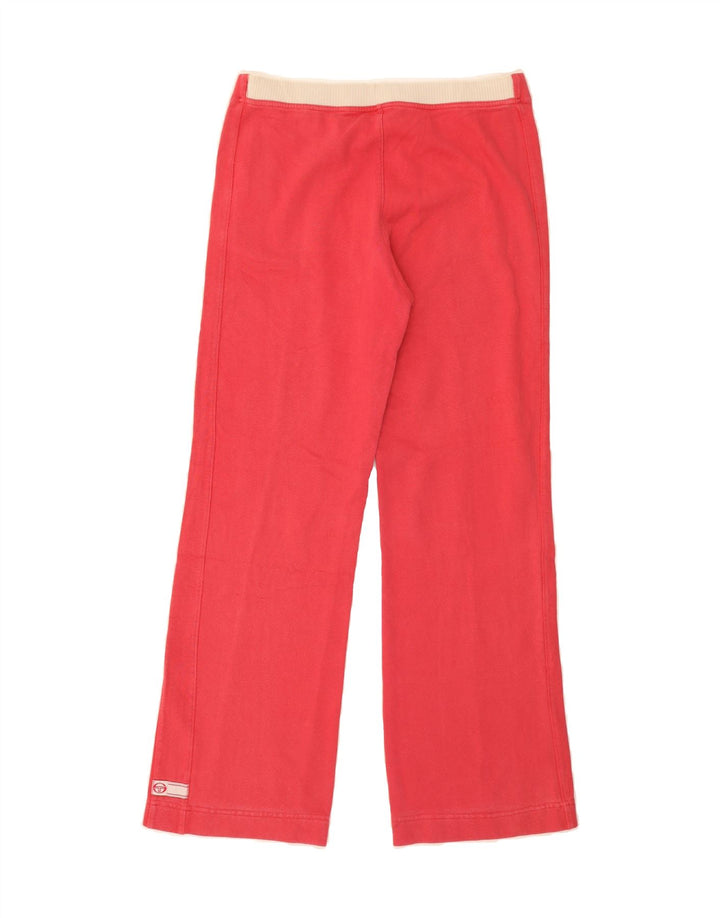 SERGIO TACCHINI Womens Tracksuit Trousers IT 44 Medium  Red Colourblock Vintage Sergio Tacchini and Second-Hand Sergio Tacchini from Messina Hembry 
