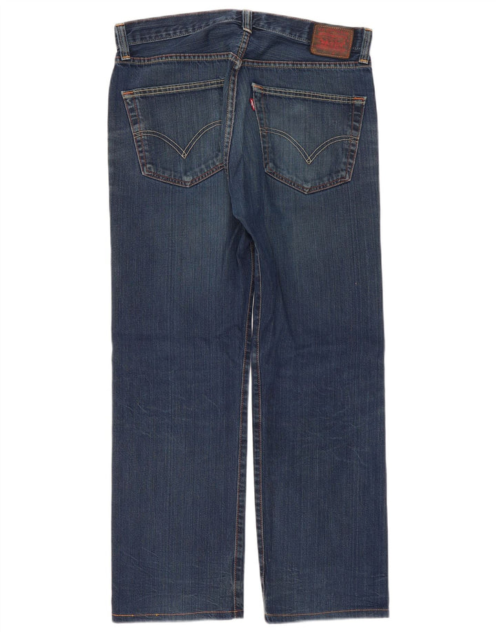 Levi's Damen 501 Straight Jeans W34 L30 Blaue Baumwolle