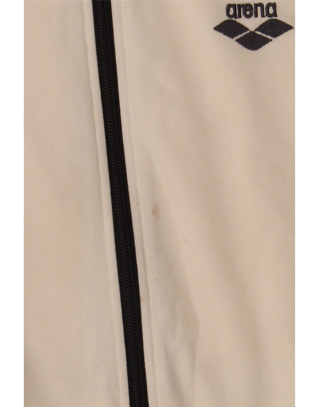 ARENA Damen-Trainingsanzugoberteil mit Grafik, Größe UK 12, Mittelweiß, Polyester