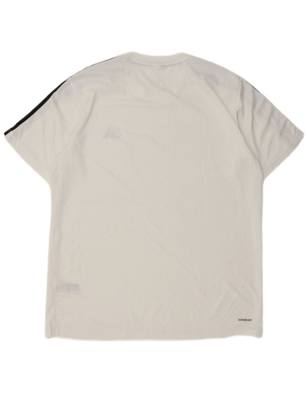 Adidas Herren Aeroready T-Shirt Top XL Weiß Polyester