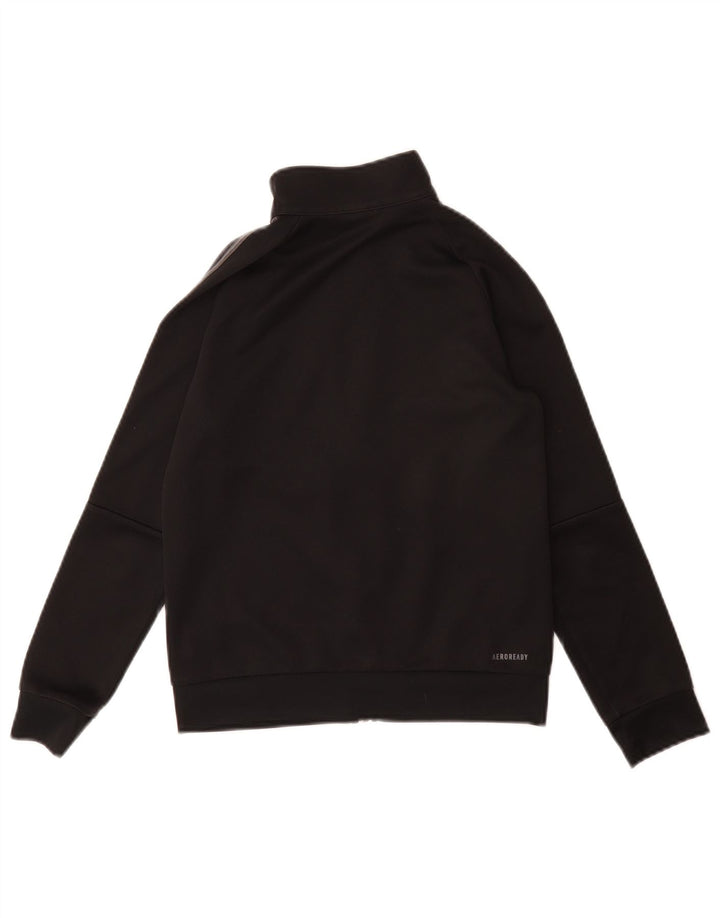 Adidas Jungen Aeroready Trainingsanzug Top Jacke 11-12 Jahre Schwarz