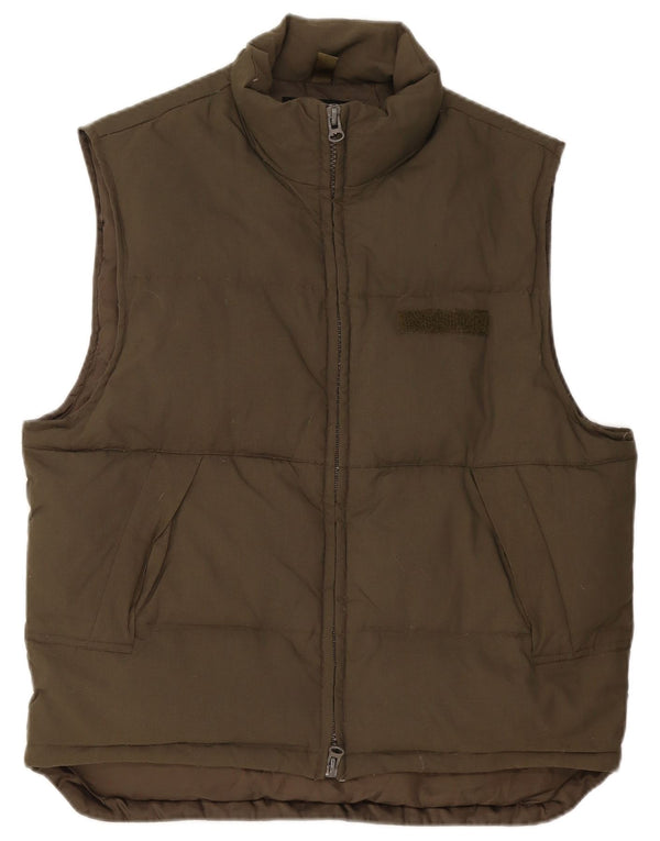 Wrangler Herren Wattierte Weste UK 40 Large Khaki