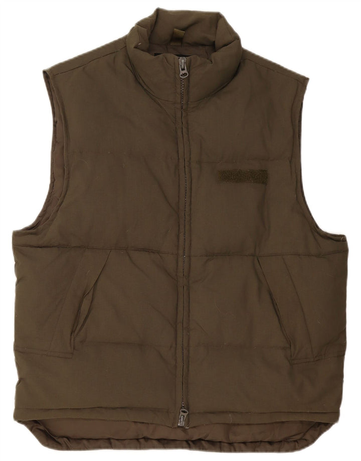 Wrangler Herren Wattierte Weste UK 40 Large Khaki