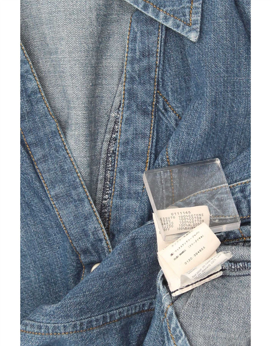 Max & Co. Damen Jeanshemd UK 8 Small Blaue Baumwolle