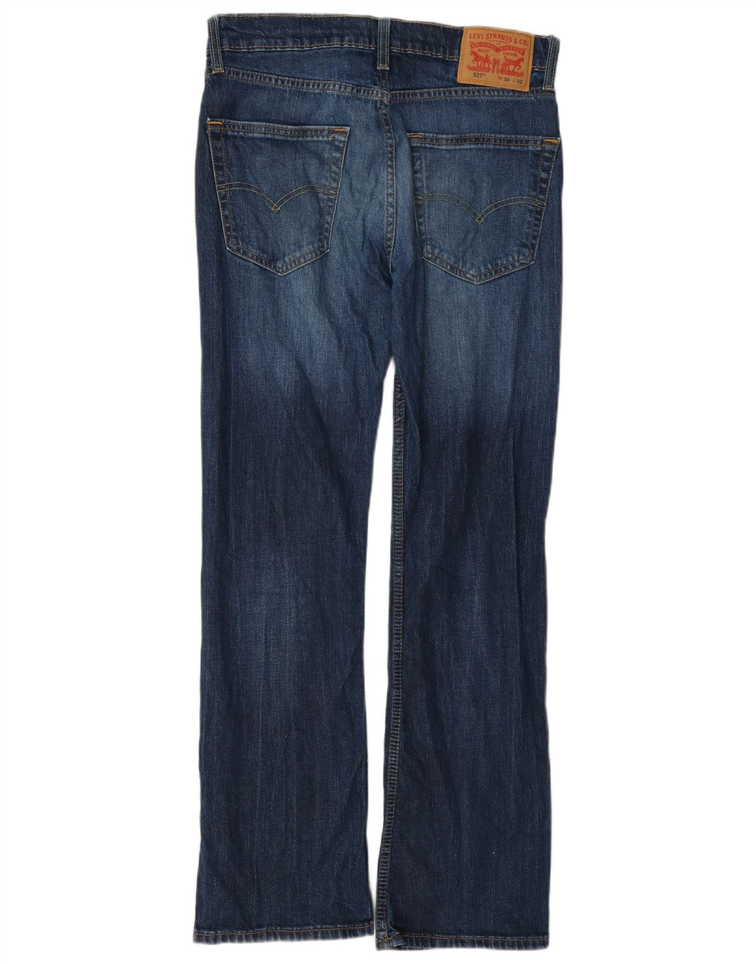 Levi's Herren 527 Bootcut Jeans W30 L32 Blaue Baumwolle