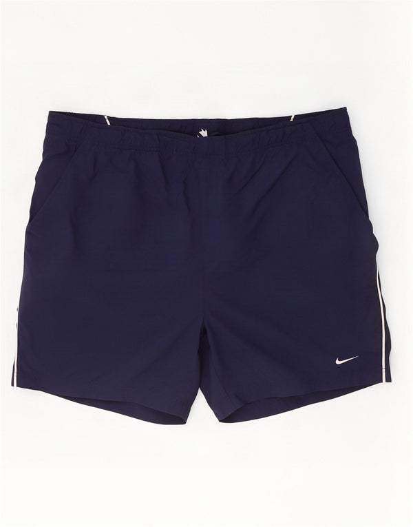 Nike Mens Swimming Shorts 2XL Navy Blue Polyester