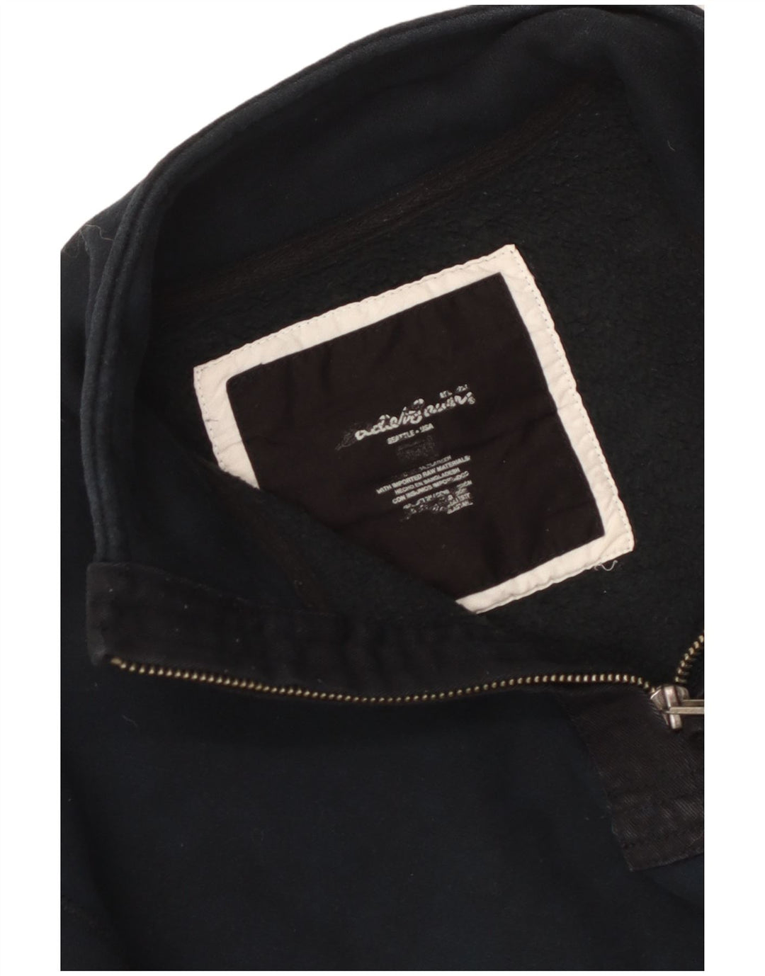 Eddie Bauer Damen-Kapuzenpullover mit Reißverschluss, UK 14, mittleres Marineblau