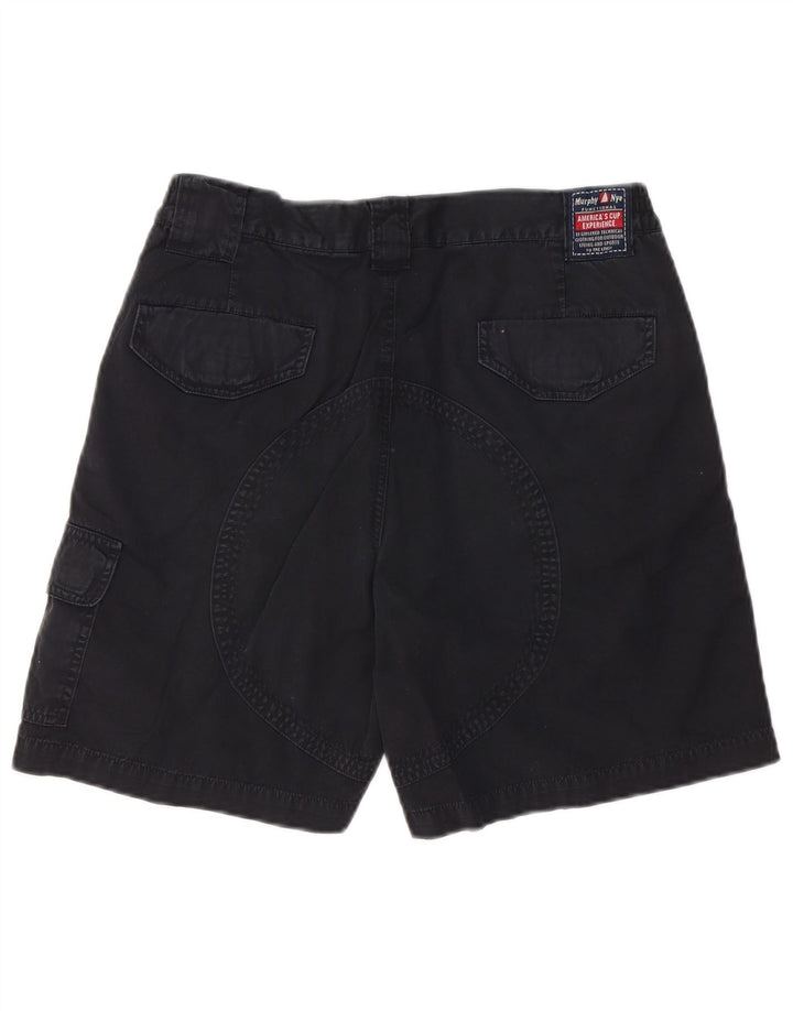 Murphy & Nye Herren Cargoshorts W31 Mittelschwarze Baumwolle