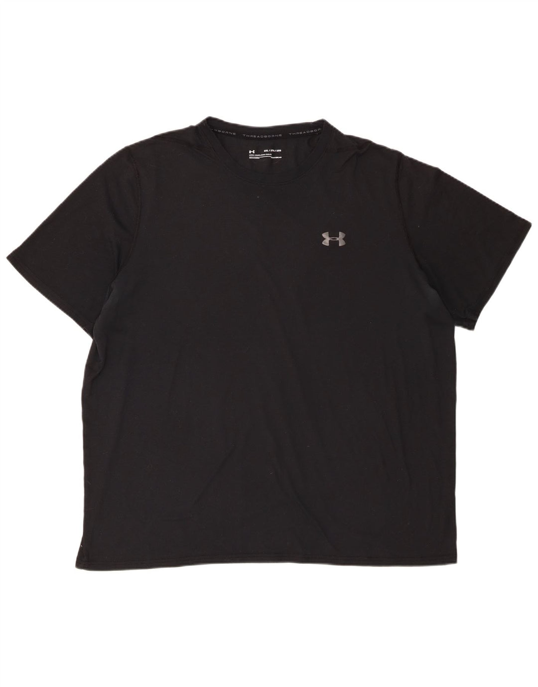 Under Armour Herren Heat Gear T-Shirt Top 2XL Schwarz