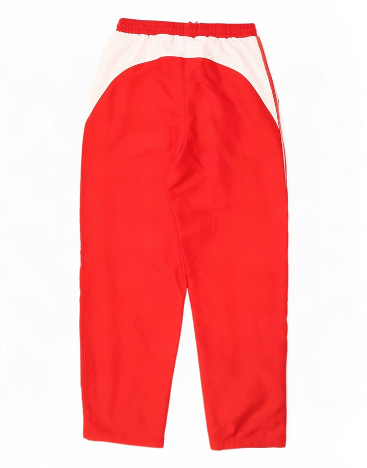 Umbro Herren-Trainingshose aus mittelrotem Colourblock-Polyester