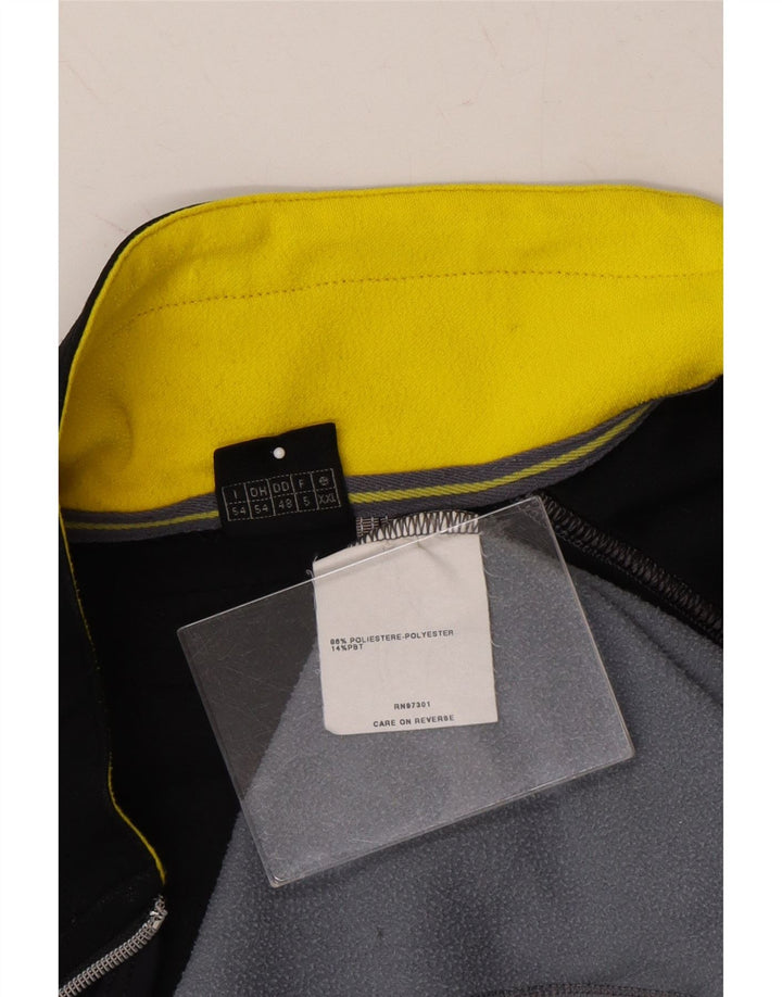 SPORTFUL Mens Tracksuit Top Jacket IT 54 XL Black Colourblock Polyester Vintage Sportful and Second-Hand Sportful from Messina Hembry 