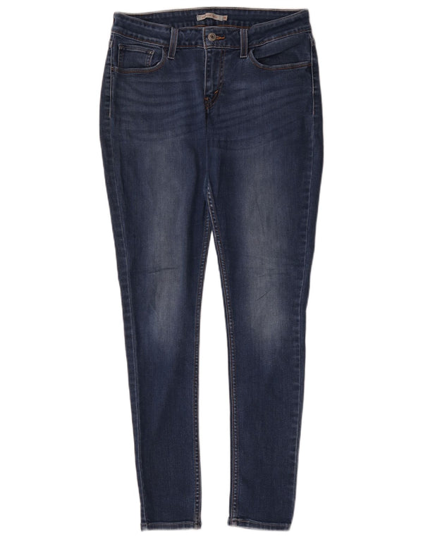 Levi's Damen 535 Super Skinny Jeans W31 L30 Blaue Baumwolle