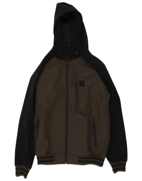 Iriedaily Herren Bomberjacke UK 38 Medium Khaki Colourblock Polyester