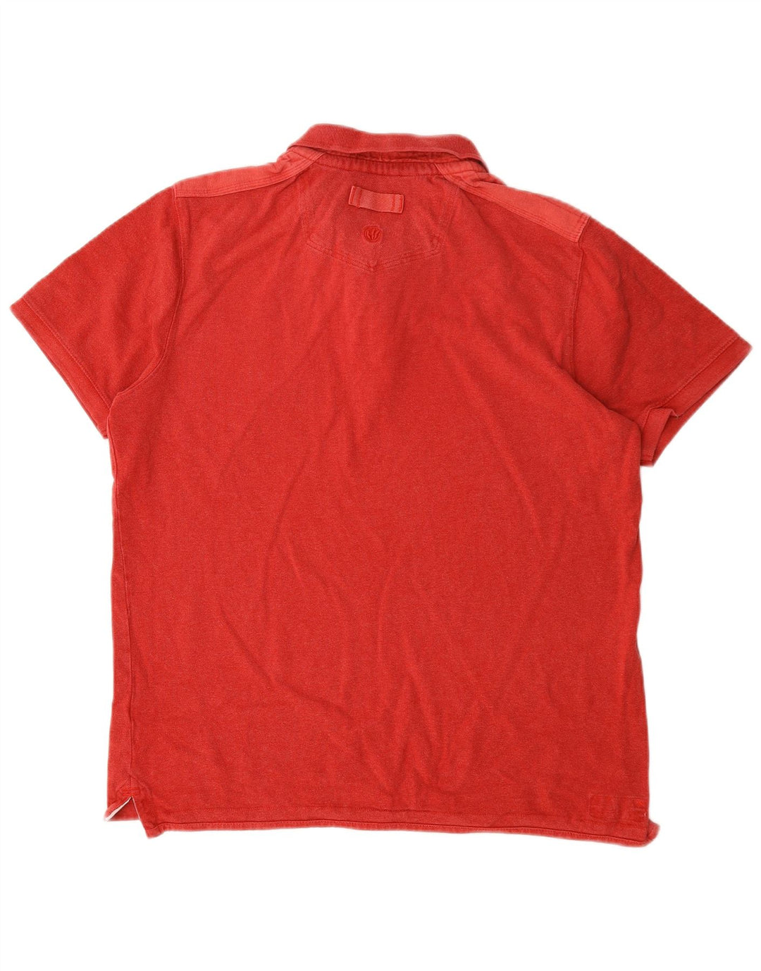 Fat Face Herren-Poloshirt, groß, rote Baumwolle