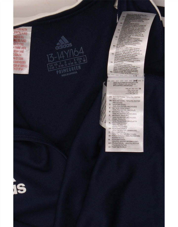 ADIDAS Aeroready Graphic Pullover-Trainingsanzug für Jungen, Marineblau, 13–14 Jahre