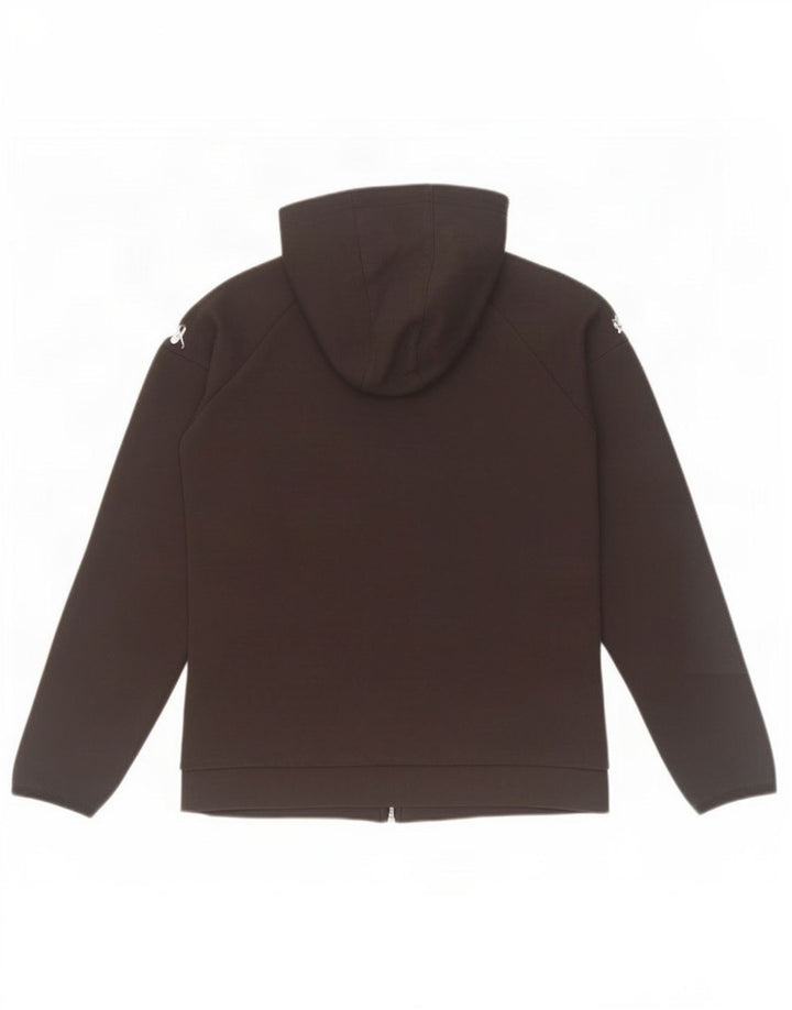 Kappa Damen Zip Hoodie Pullover UK 14 Medium Schwarz