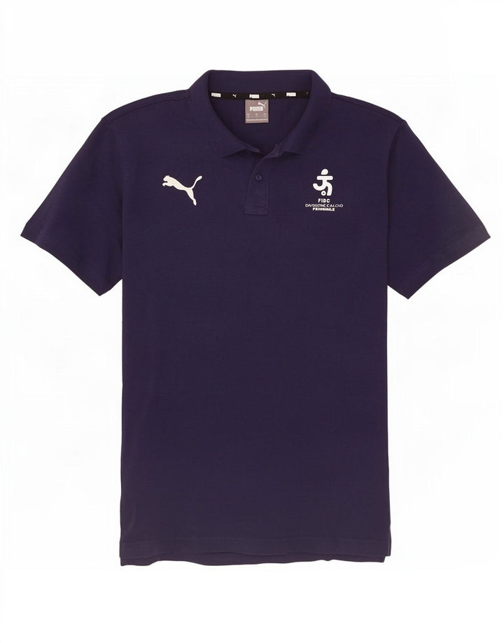 Puma Herren-Poloshirt, mittelmarineblaue Baumwolle