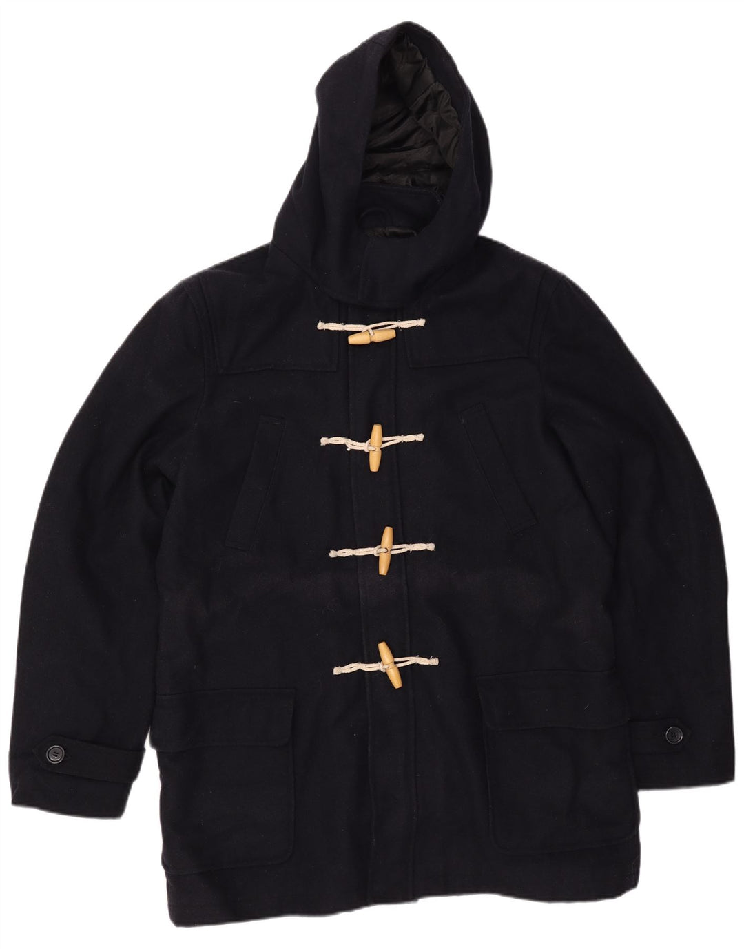 CEDARWOOD STATE Herren-Dufflecoat mit Kapuze, UK 40, Größe L, Marineblau, Polyester