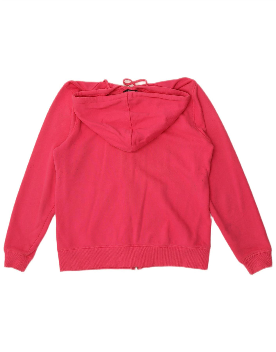 Marks & Spencer Damen-Kapuzenpullover mit Reißverschluss, UK 12, mittelrosa, Baumwolle
