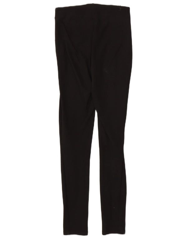 Zara Damen High Waist Skinny Freizeithose XS W24 L27 Schwarz