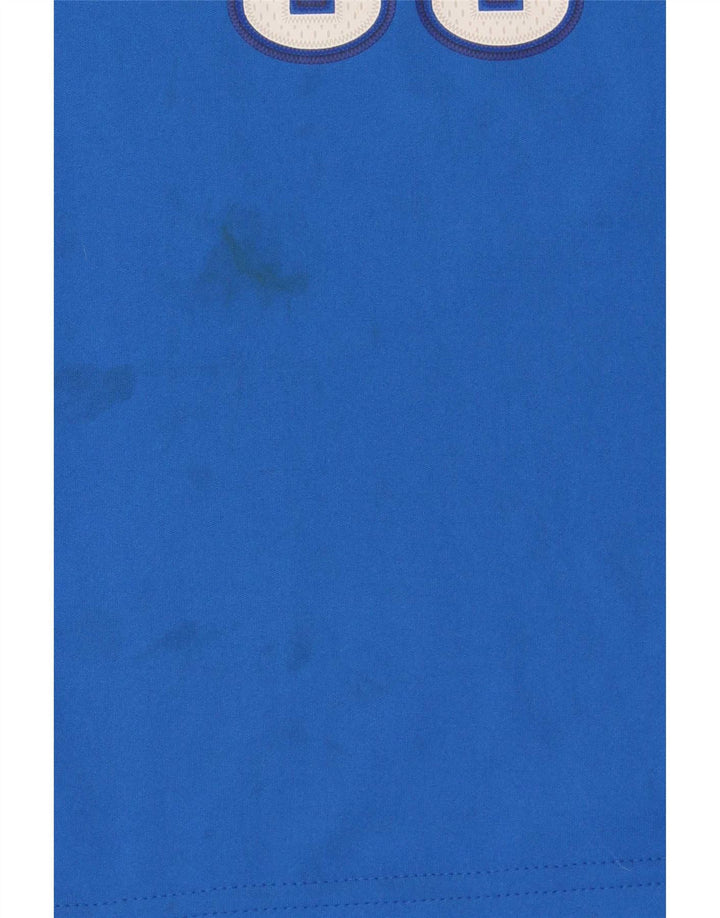 Adidas Jungen Oklahoma Grafik-Weste, 9–10 Jahre, blaues Farbblock-Polyester
