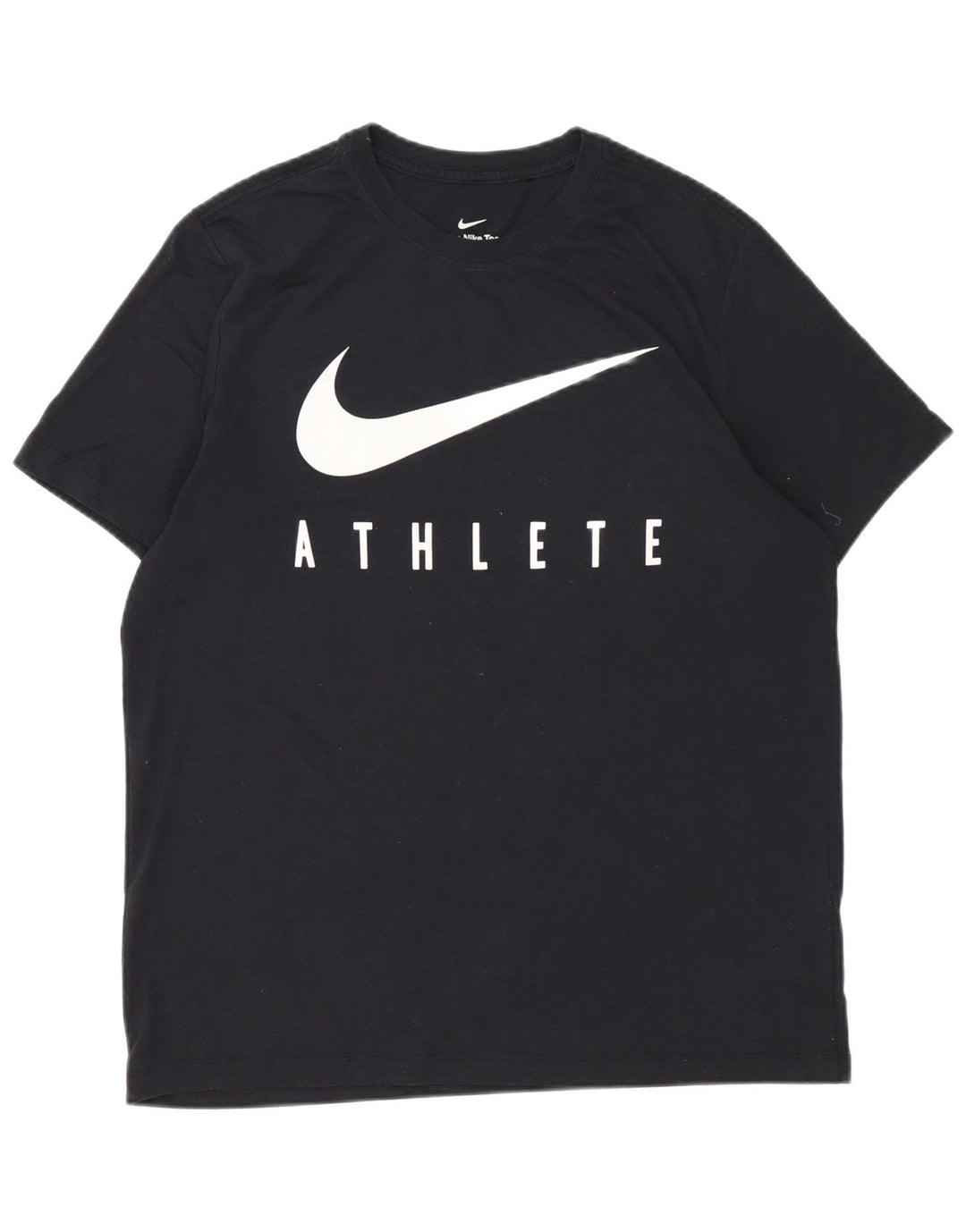 Nike Herren Dri Fit Graphic T-Shirt Top Large Schwarz Polyester