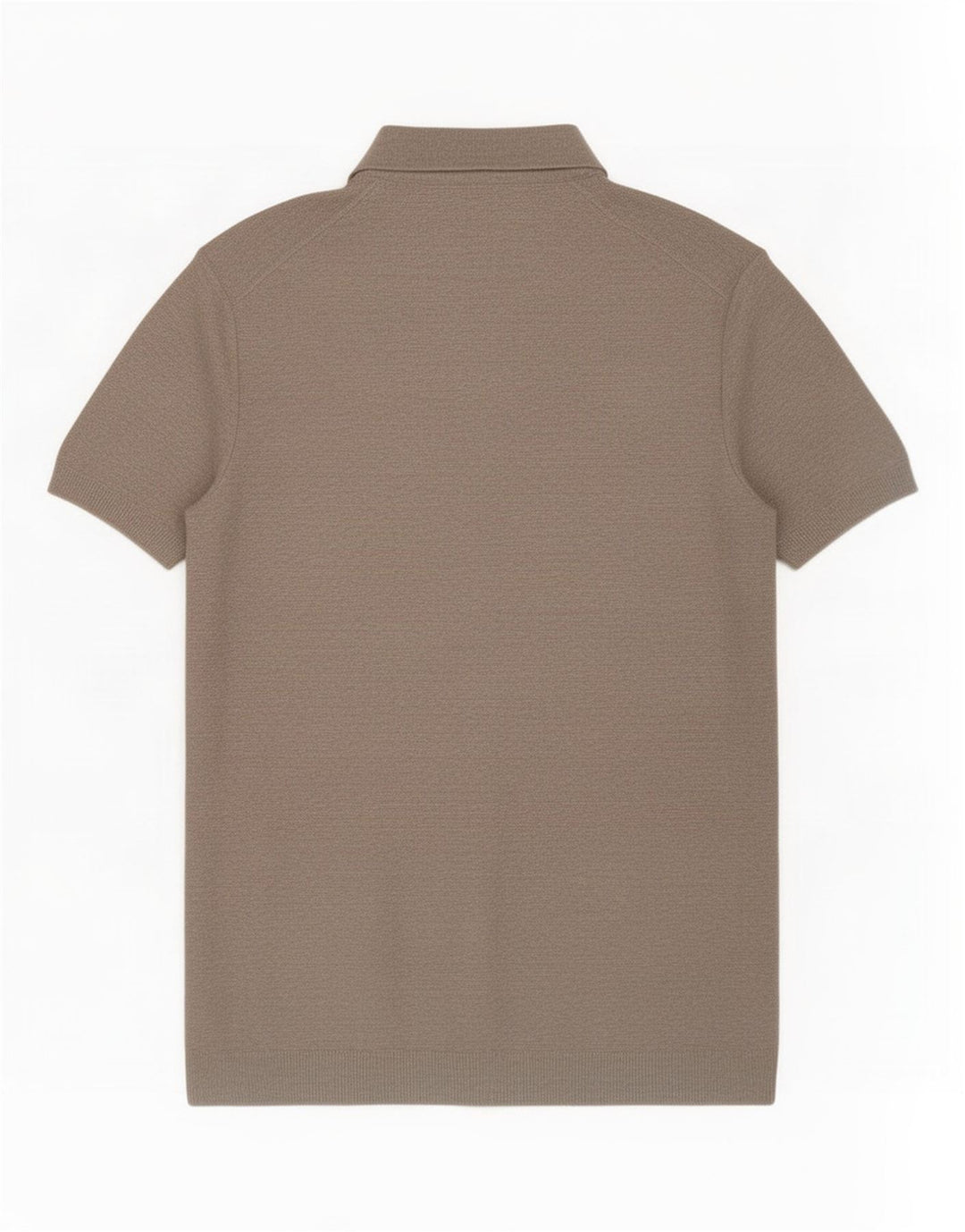 Massimo Dutti Herren-Poloshirt, große graue Baumwolle