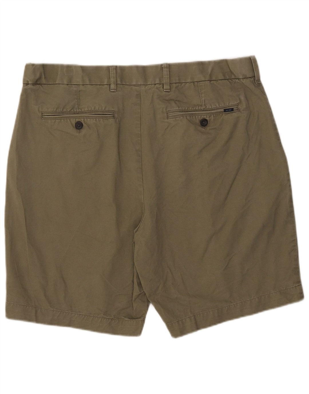 Marks & Spencer Herren Chinoshorts W38 XL Grüne Baumwolle