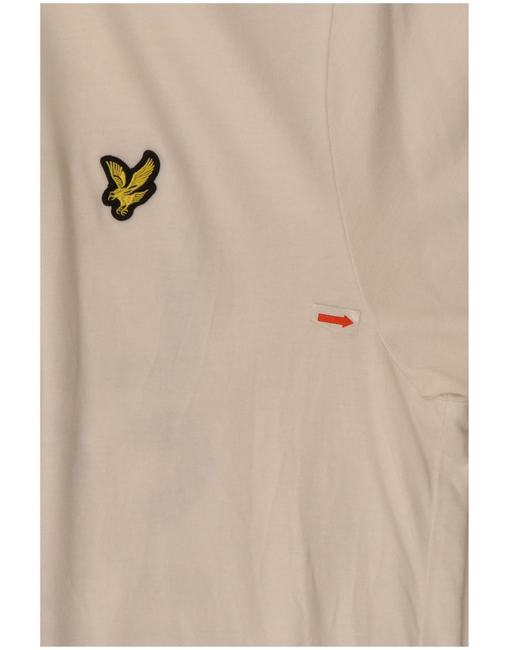 Lyle & Scott Herren-T-Shirt mit Grafik, mittelweiße Baumwolle