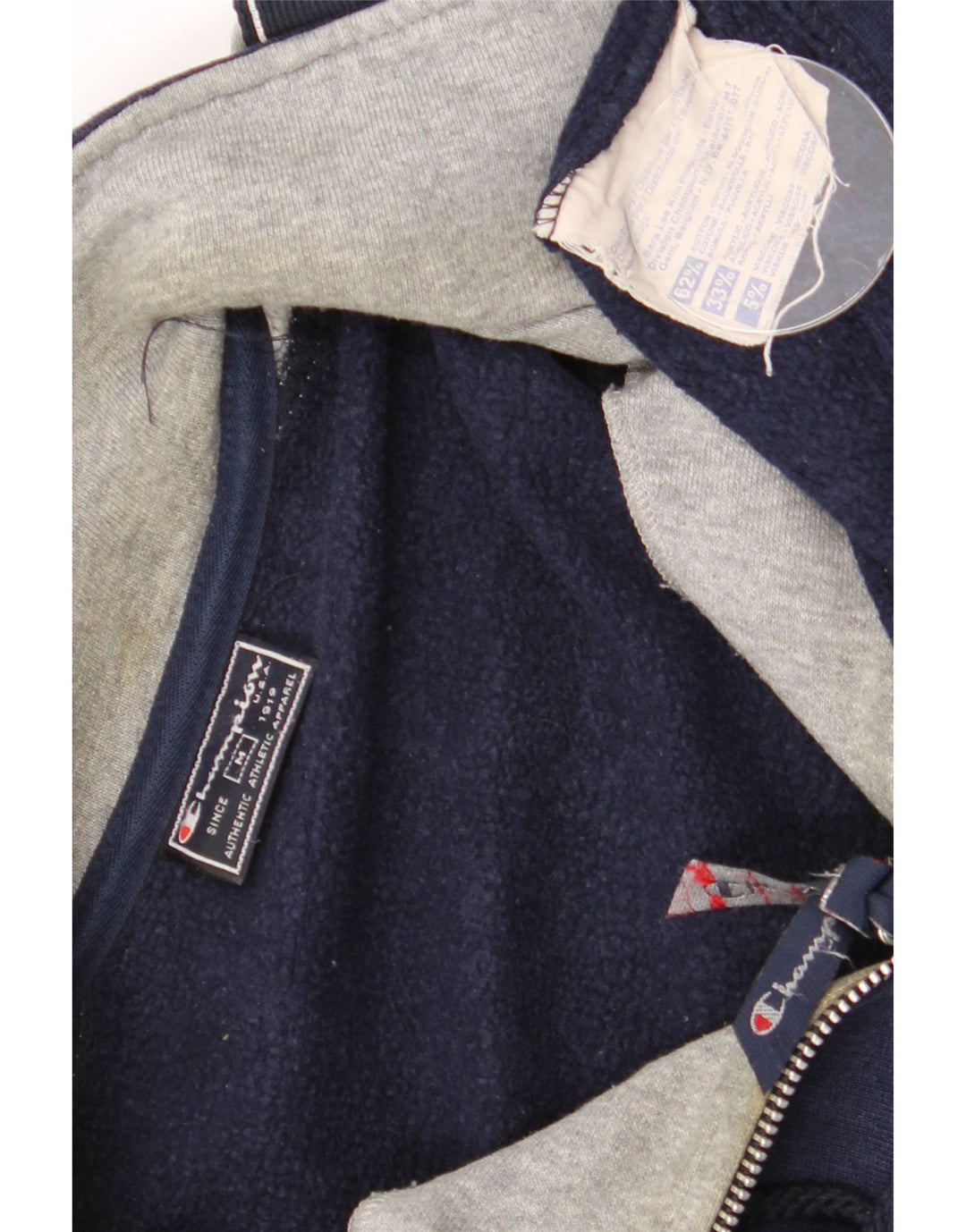 Champion Herren-Sweatshirt mit Grafik, mittelgroß, Marineblau, Farbblock