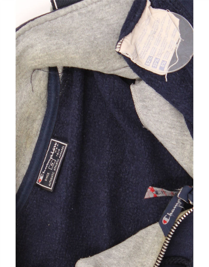 Champion Herren-Sweatshirt mit Grafik, mittelgroß, Marineblau, Farbblock