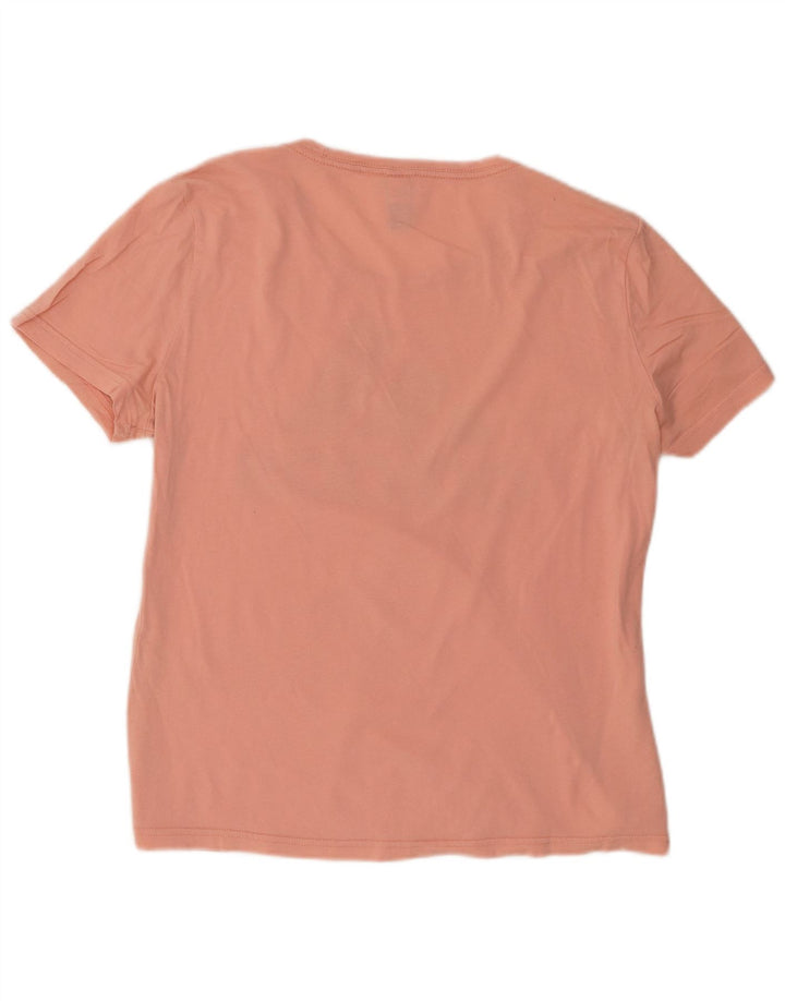 Adidas Damen Graphic T-Shirt Top UK 14 Medium Orange