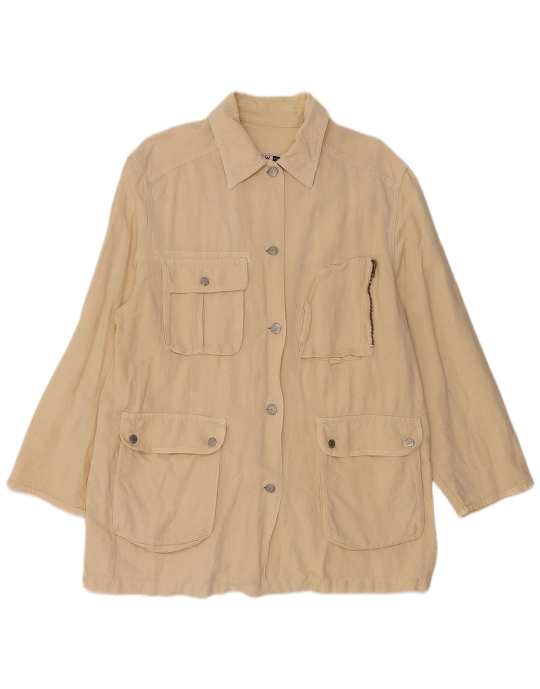 Neue Penny Damen-Utility-Jacke IT 44 Mittelbeiges Leinen
