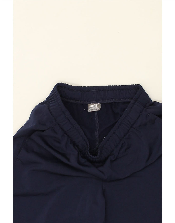 PUMA Boys Tracksuit Trousers 13-14 Years Navy Blue Polyester | Vintage Puma | Thrift | Second-Hand Puma | Used Clothing | Messina Hembry 