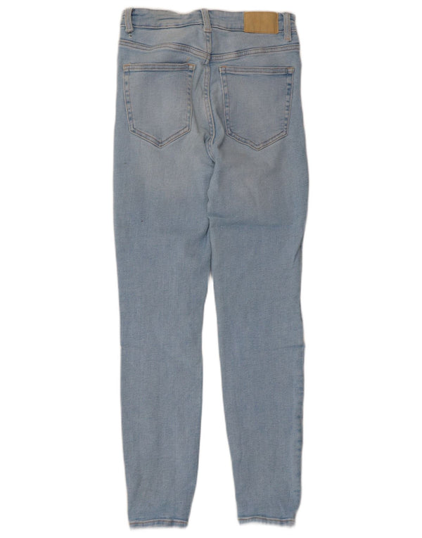 Zara Damen Slim Jeans EU 36 XS W26 L26 Blaue Baumwolle