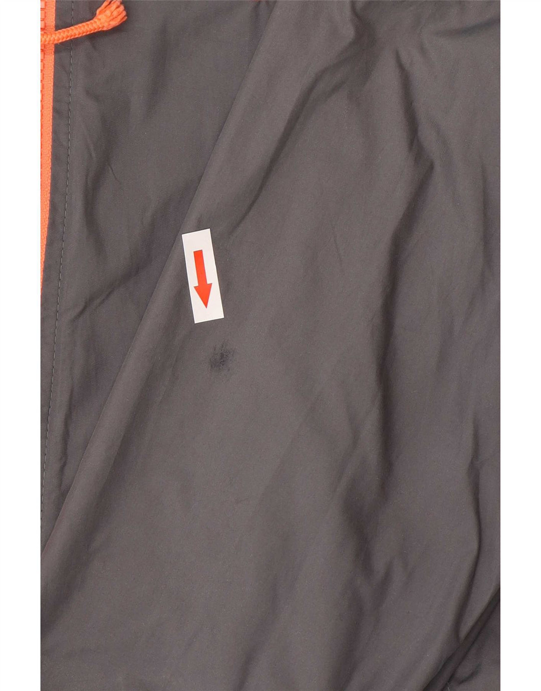 Nike Damen-Regenjacke mit Kapuze, UK 10, Größe S, Grau, Polyester, Sport