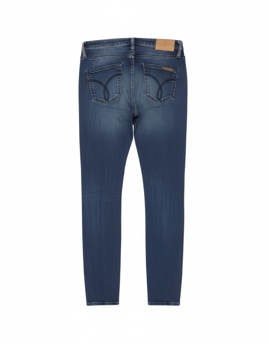 Calvin Klein Damen Skinny Jeans W28 L32 Blau