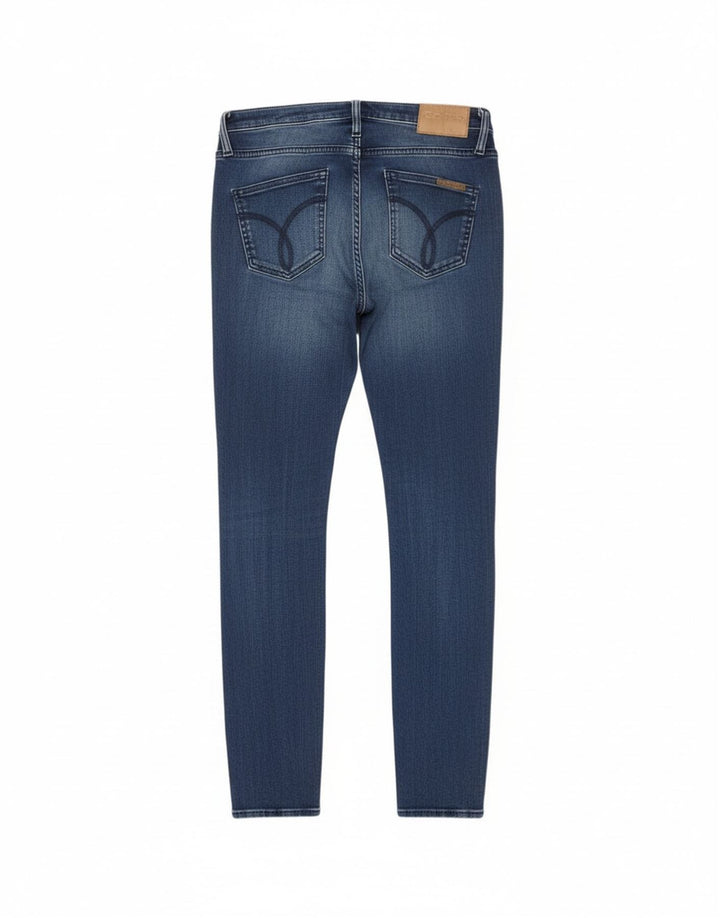 Calvin Klein Damen Skinny Jeans W28 L32 Blau