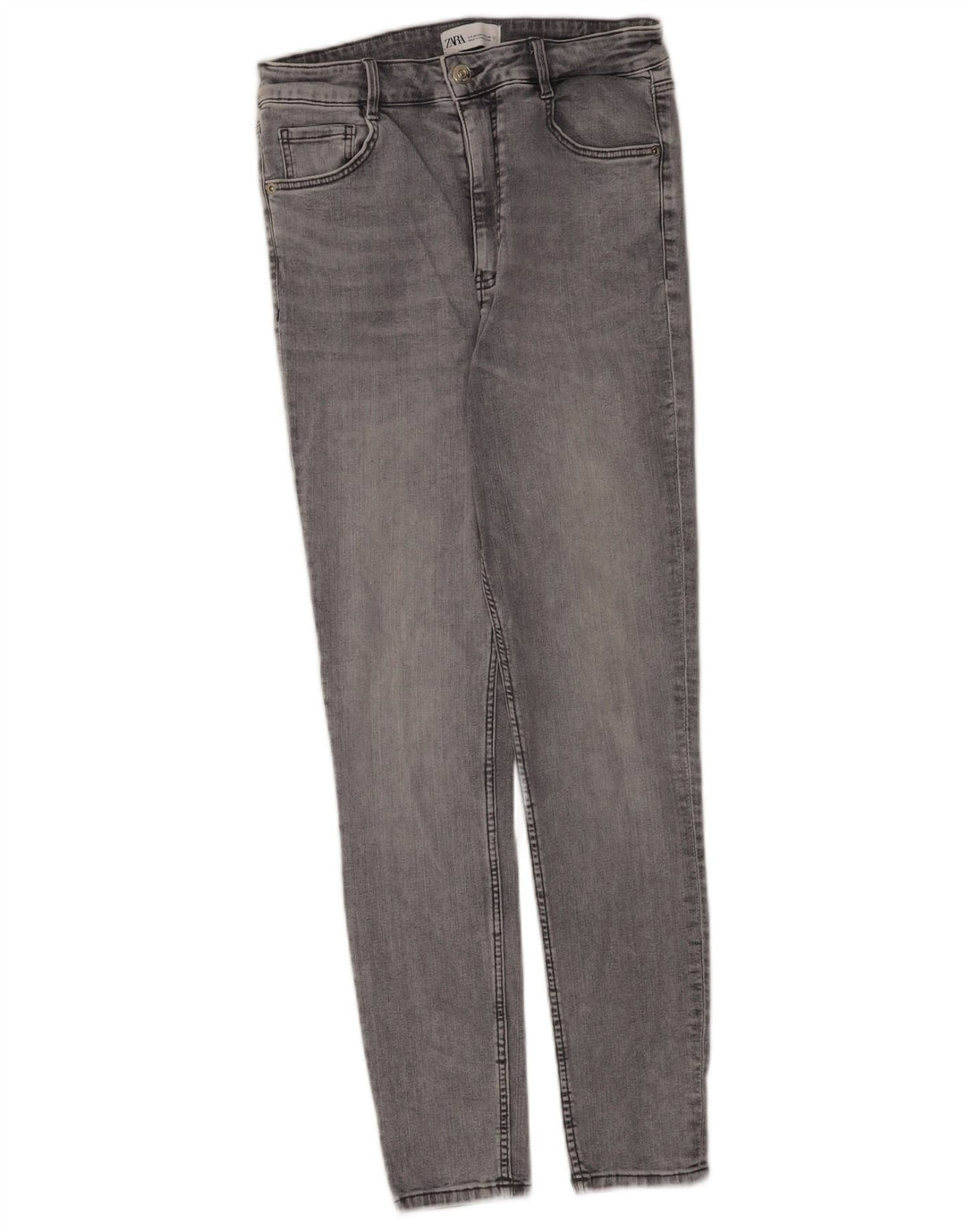 Zara Damen Skinny Jeans EU 40 Medium W30 L28 Grau