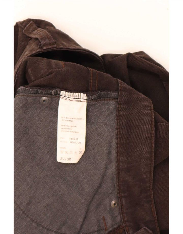 Camel Active Herren Tapered Jeans W31 L31 Braune Baumwolle