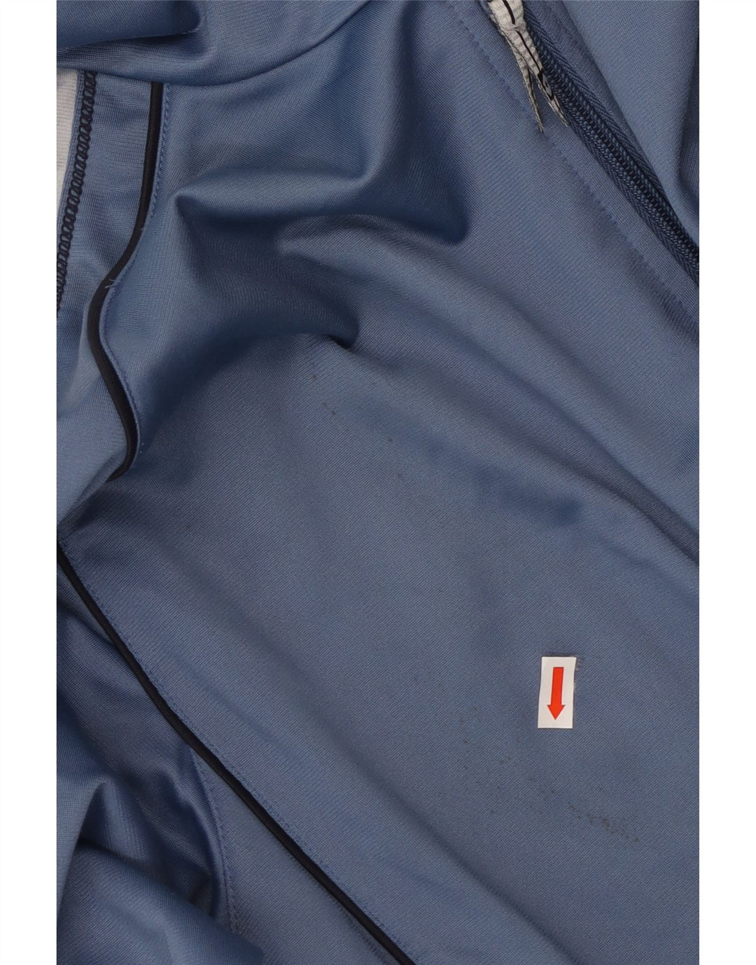 LOTTO Herren-Trainingsanzug-Oberteil, Jacke, groß, blaues Farbblock-Polyester