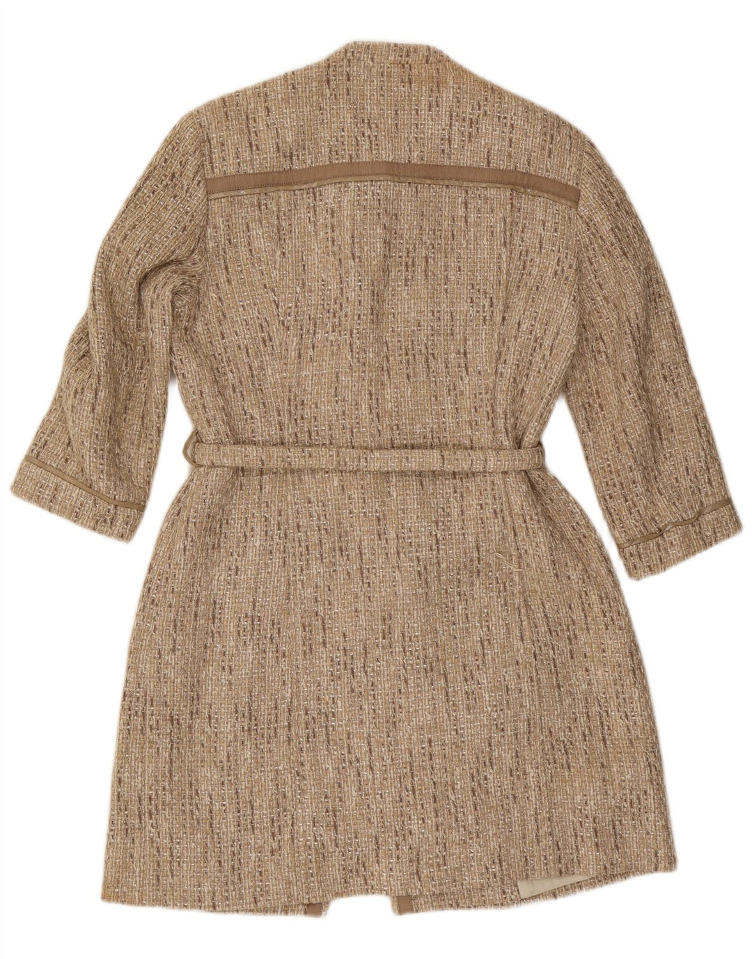 Hugo Boss Damenmantel UK 14 Mittelbeige Baumwolle