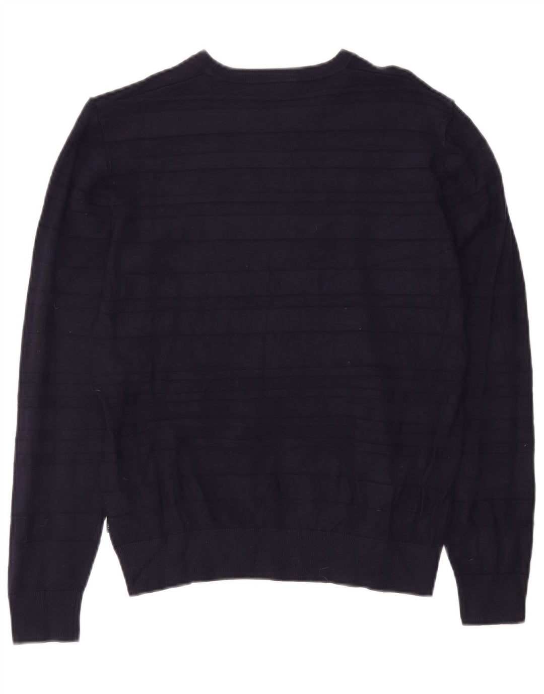 Armani Damen-Pullover mit U-Boot-Ausschnitt, UK 10, Größe S, Marineblau gestreift