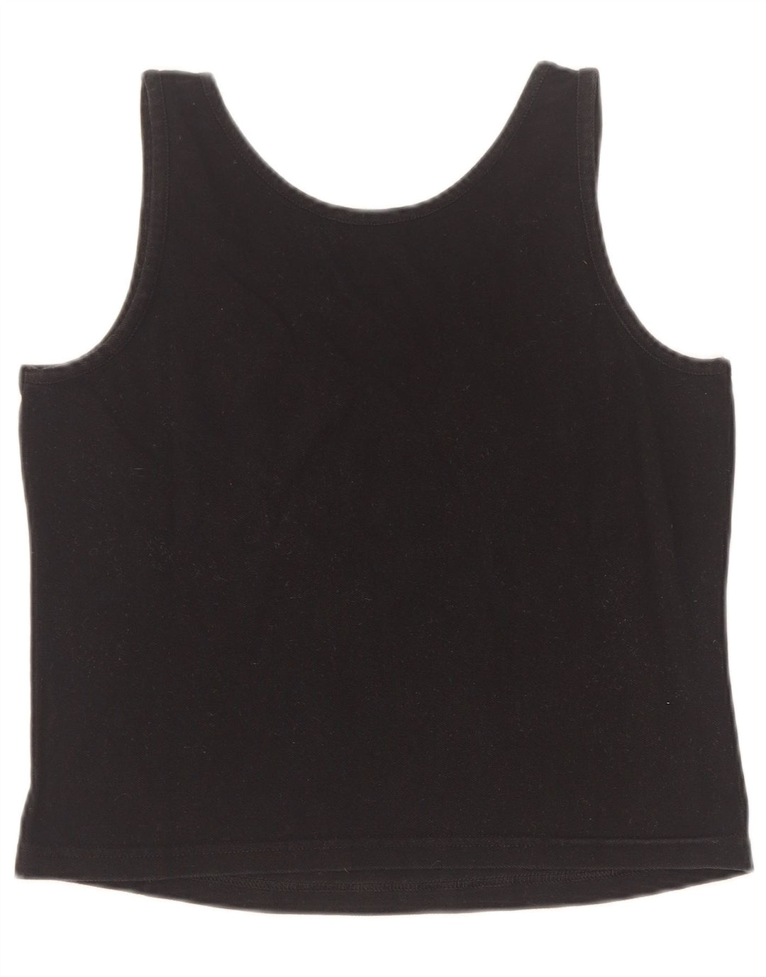 Sergio Tacchini Damen Crop Vest Top UK 10 Small Schwarz