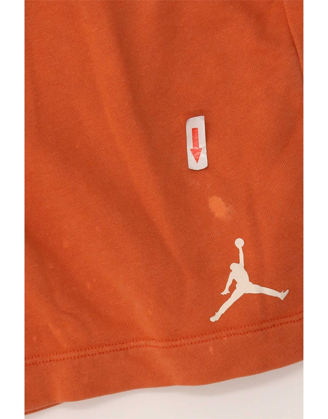 Jordan Herren-Sportshorts mit Grafik, Größe S, Orange, Baumwolle