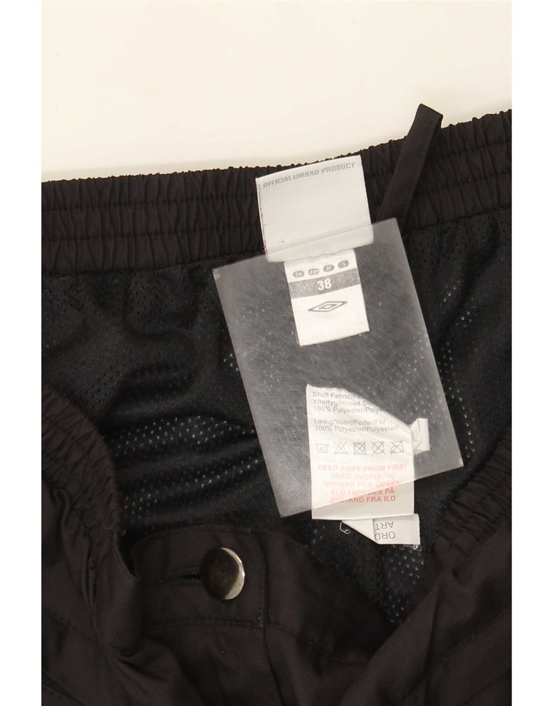 Umbro Wasserdichte Wanderhose für Damen, EU 38, mittelschwarz, Polyester